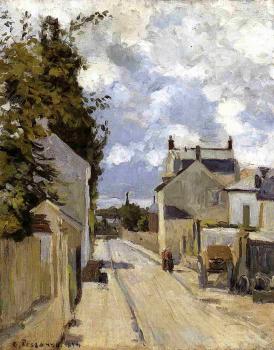 Camille Pissarro : Rue de l'Hermitage, Pontoise